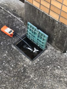 リークテスターで漏水検知