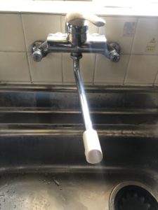 既設の台所蛇口