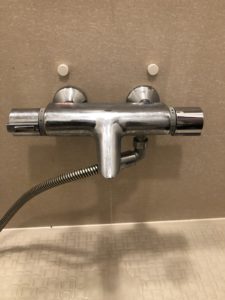 交換前のグローエ浴室蛇口