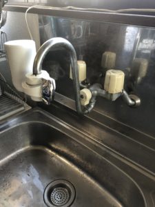 修理前の蛇口