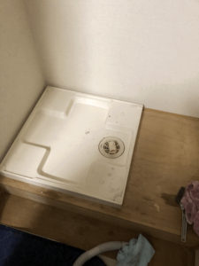 設置されている洗濯パン