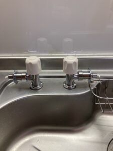 取り付けた分岐止水栓