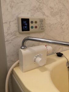 修理後の浴室蛇口