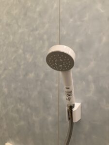 交換後のシャワーヘッド