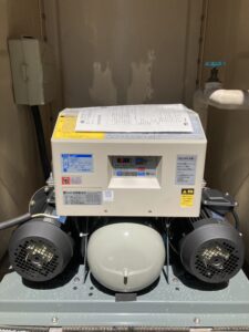 交換後の給水ユニット
