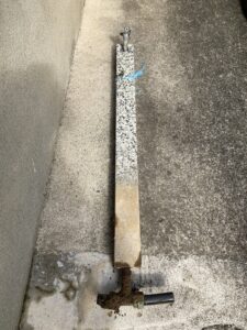 撤去した水栓柱