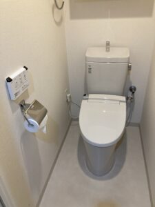 交換後のトイレ（組み合わせ型）