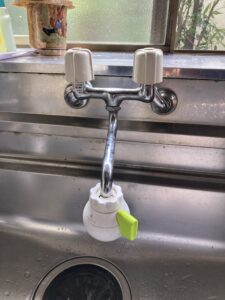 既設の２ハンドル混合栓