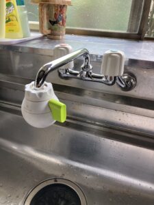 交換後の２ハンドル混合栓