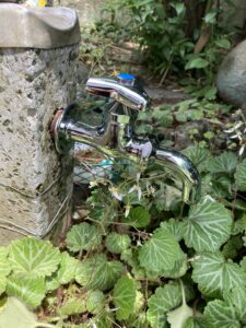 交換後の屋外蛇口