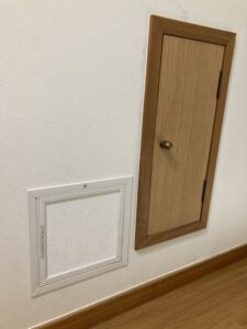 点検口蓋取付け後