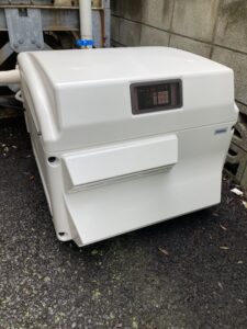 屋外用カバー取付後