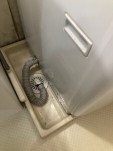 洗濯パン設置後