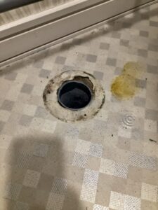 交換工事中