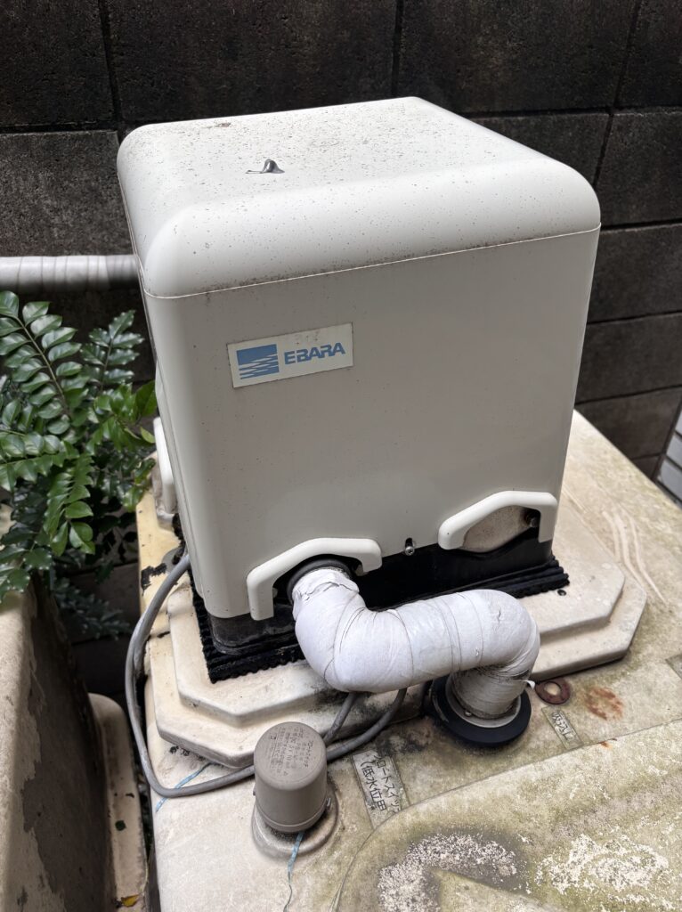 既設の給水ポンプ
