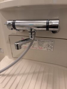 交換後のお風呂の蛇口